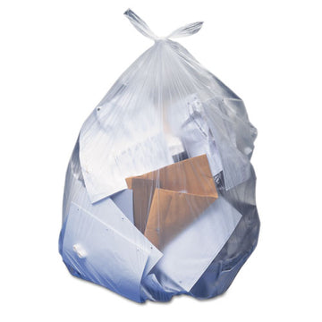 Heritage Linear Low-density Can Liners, 60 Gal, 1.5 Mil, 38" X 58", Clear, 100-carton freeshipping - TVN Wholesale